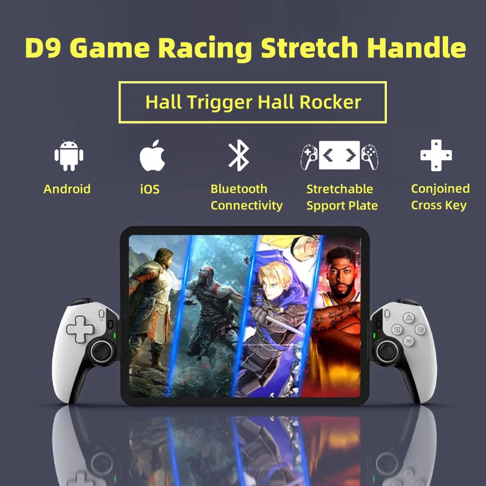 Gaming Accessories For Android - คอนโทรลเลอร์แท็บเล็ต D9 ไร้สาย สำหรับเล่นเกม Switch บลูทูธ