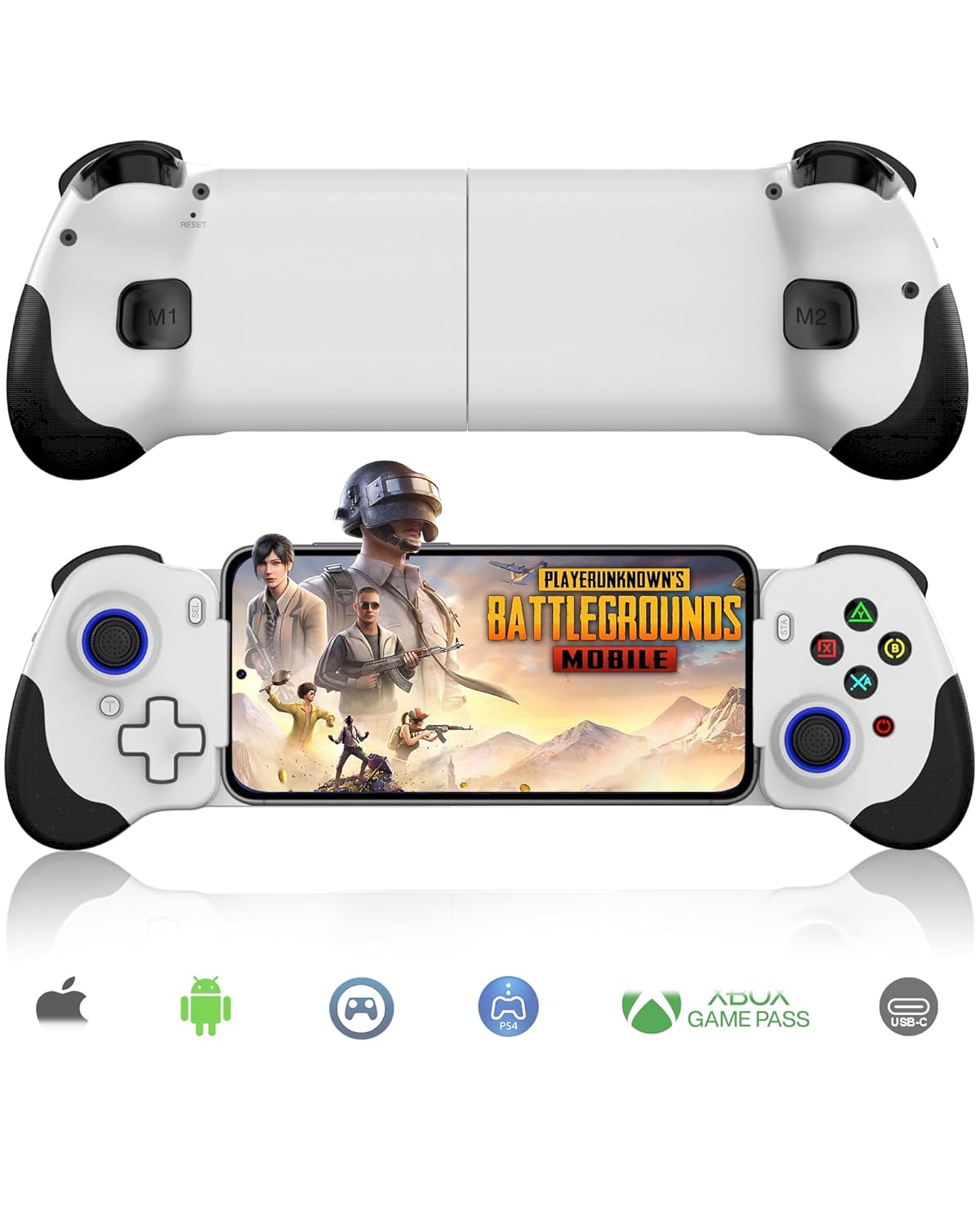 Gaming Accessories For Android - คอนโทรลเลอร์เกมแบบมีสาย N01 แบบยืดหดได้, รองรับ USB-C Plug