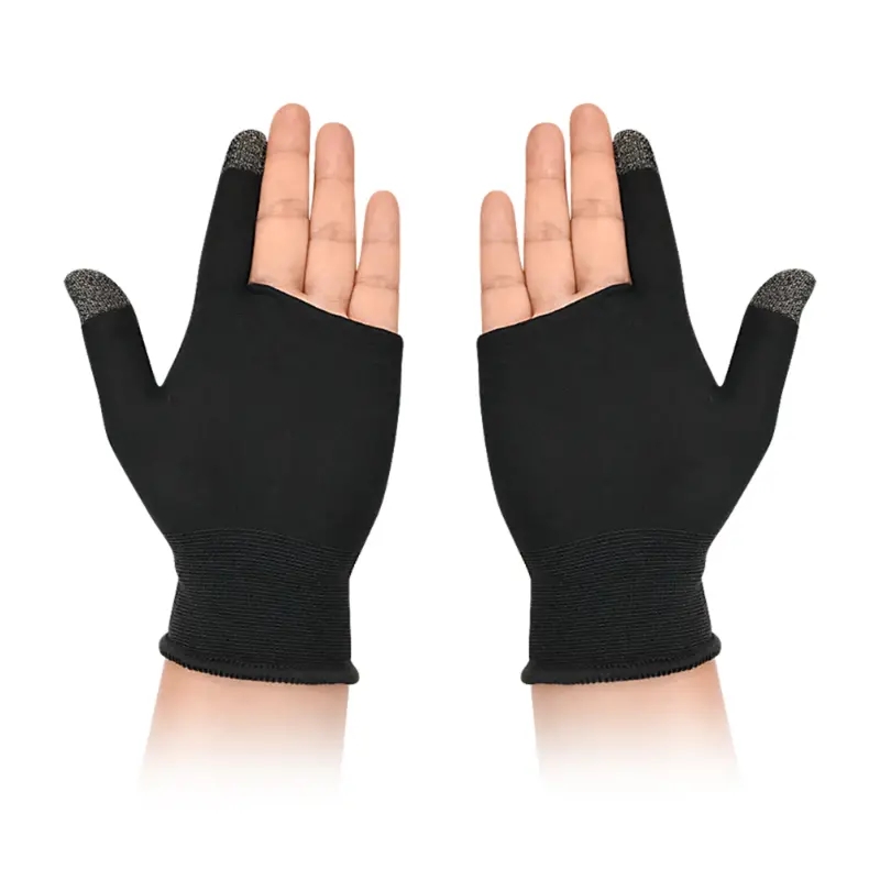 Gaming Accessories Bundle - ปลอกนิ้วเล่นเกม 1 คู่ ระบายอากาศได้ ใช้กับหน้าจอสัมผัส สำหรับเกม