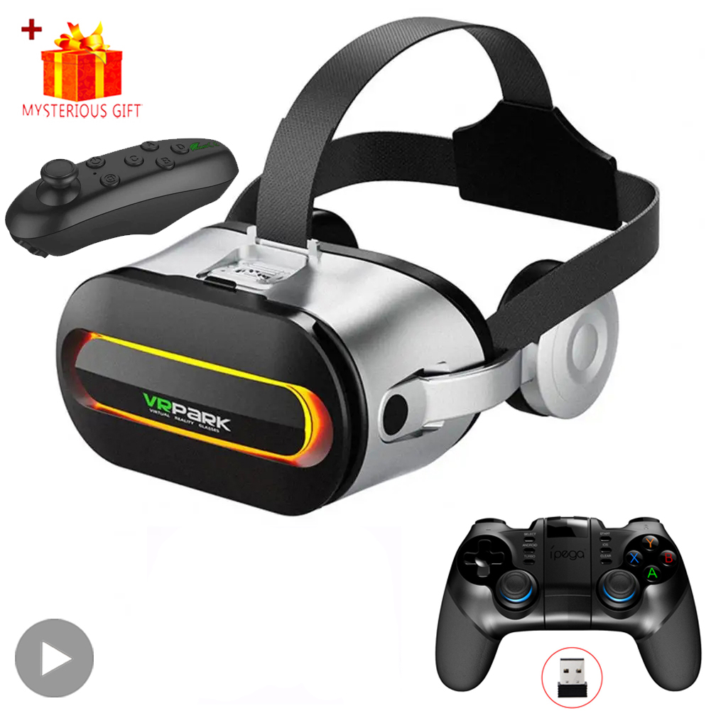 Gaming Accessories Bundle - แว่นตา VR เสมือนจริง 3 มิติ พร้อมบลูทูธ