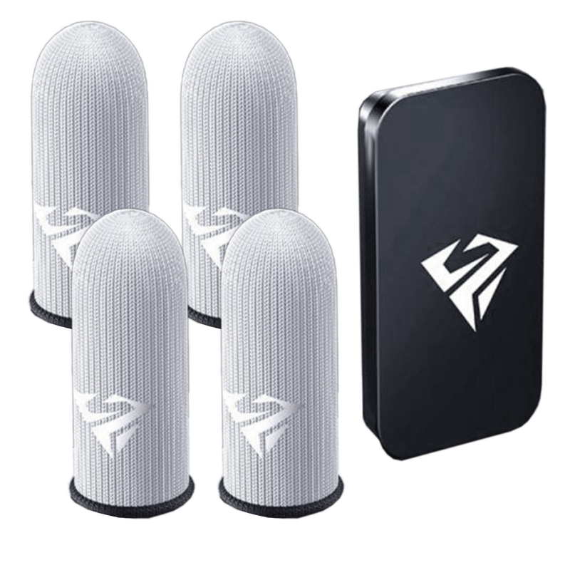 Gaming Accessories Bundle - ปลอกสวมนิ้วสำหรับเล่นเกมมือถือ1คู่ปลอกเล็บเล่นเกมกันเหงื่อหน้าจอสัมผัส