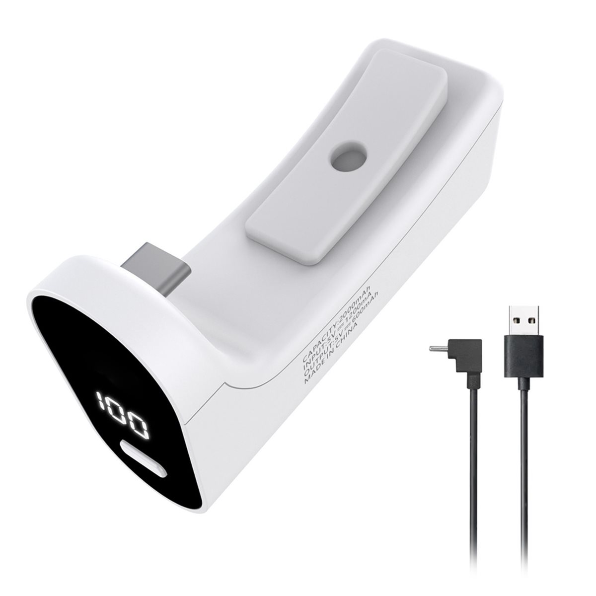 Gaming Accessories Led - สำหรับชุดชาร์จแบตเตอรี่คอนโทรลเลอร์เกม 2000mAh พร้อมพอร์ต USB Type C