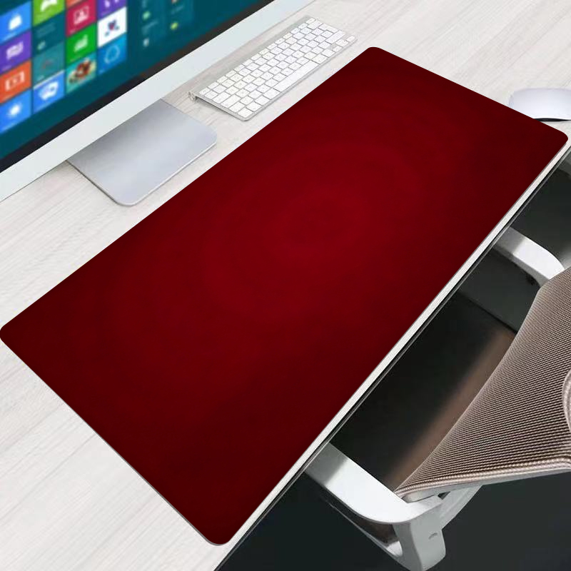 Gaming Accessories For Gaming Laptop - แผ่นรองเมาส์สีแดงสำหรับสำนักงาน ขนาดใหญ่ 90x40 ซม. ทำจากยาง อุปกรณ์เสริมสำหรับเล่นเกม