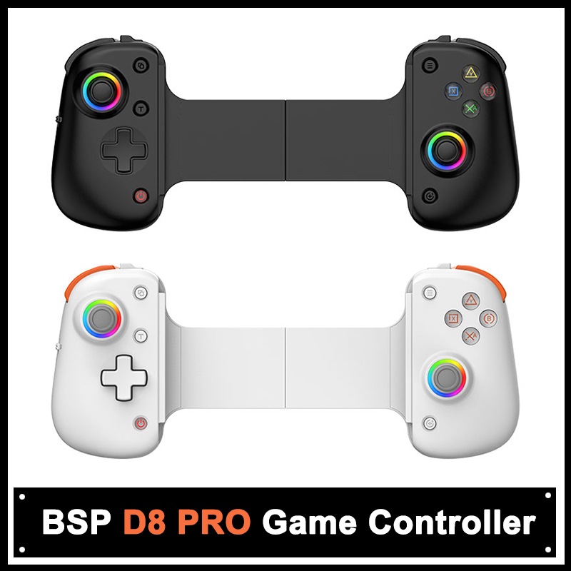 Gaming Accessories For Android - คอนโทรลเลอร์แท็บเล็ต BSP D8 PRO RGB ไร้สาย
