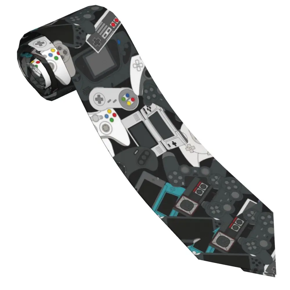 Gaming Accessories Men - Gamer Controller เนคไททั้งหมด Unisex โพลีเอสเตอร์ 8