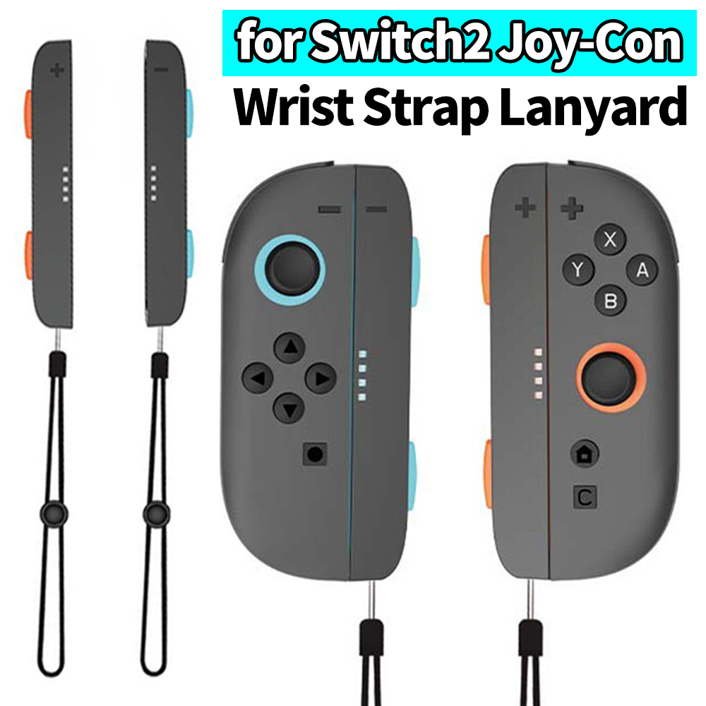 Gaming Accessories Bundle - 2 แพ็คสายรัดข้อมือเชือกมือคอนโทรลเลอร์สายคล้องมือป้องกันการสูญหายสำหรับนินเทนโดสวิตช์ 2 จอยคอนคอนโทรลเลอร์มืออุปกรณ์เสริมสำหรับเล่นเกม
