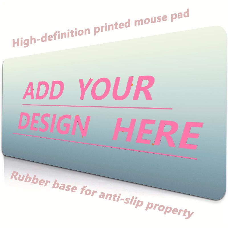 Gaming Accessories For Gaming Laptop - แผ่นรองเมาส์เกมมิ่งแบบมีรูปภาพส่วนตัว แผ่นรองโต๊ะพร้อมรูปภาพที่ปรับแต่งได้ แผ่นรองเมาส์ขนาดใหญ่สำหรับคอมพิวเตอร์พีซีและแล็ปท็อป อุปกรณ์เสริมคอมพิวเตอร์ ของขวัญ