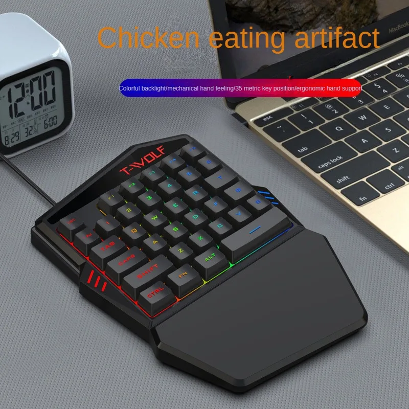 คีย์บอร์ดมือเดียว TF900 T-WOLF - Gaming Accessories Bundle บทวิจารณ์และราคา
