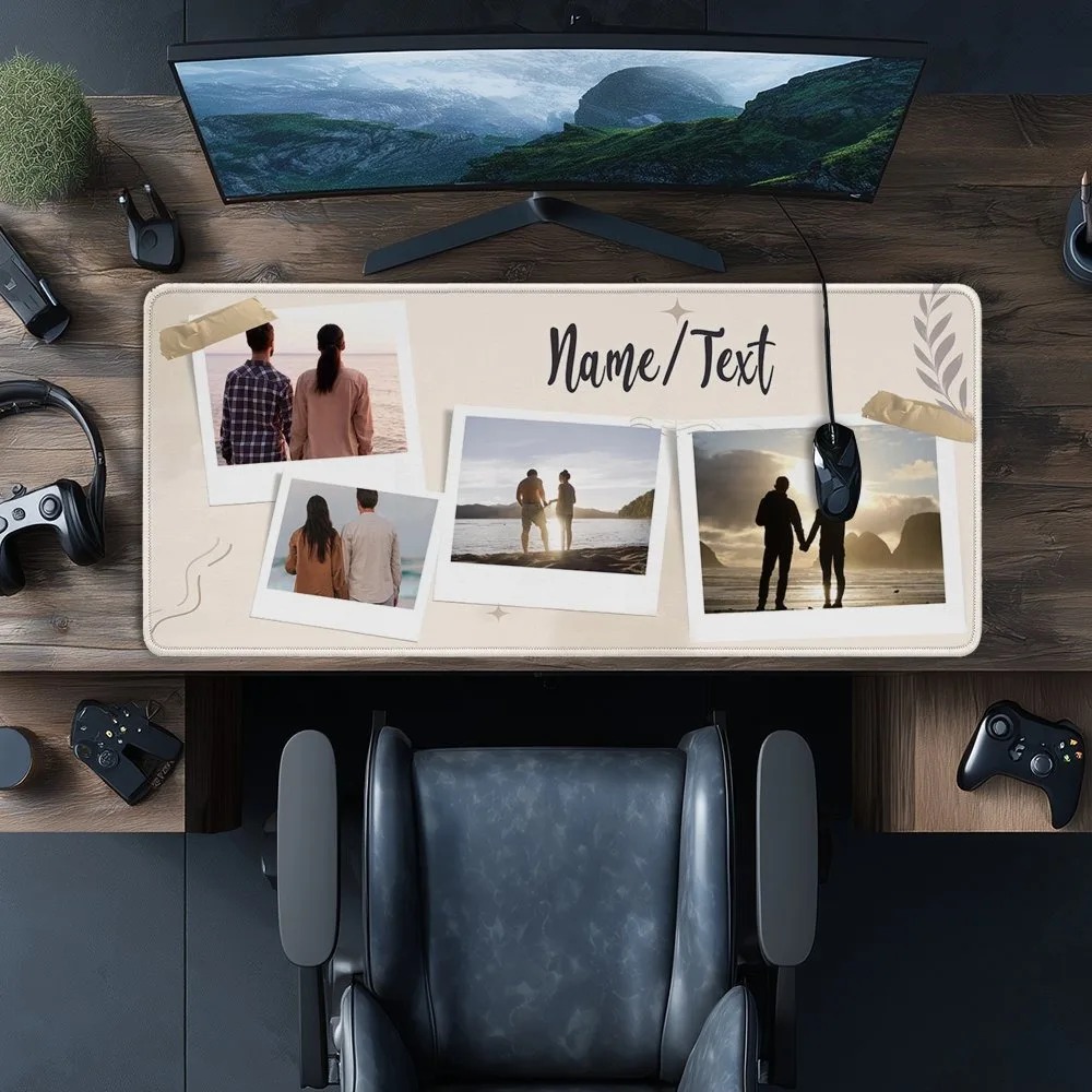 แผ่นรองเมาส์พร้อมภาพถ่ายและข้อ - Gaming Accessories Photo บทวิจารณ์และราคา