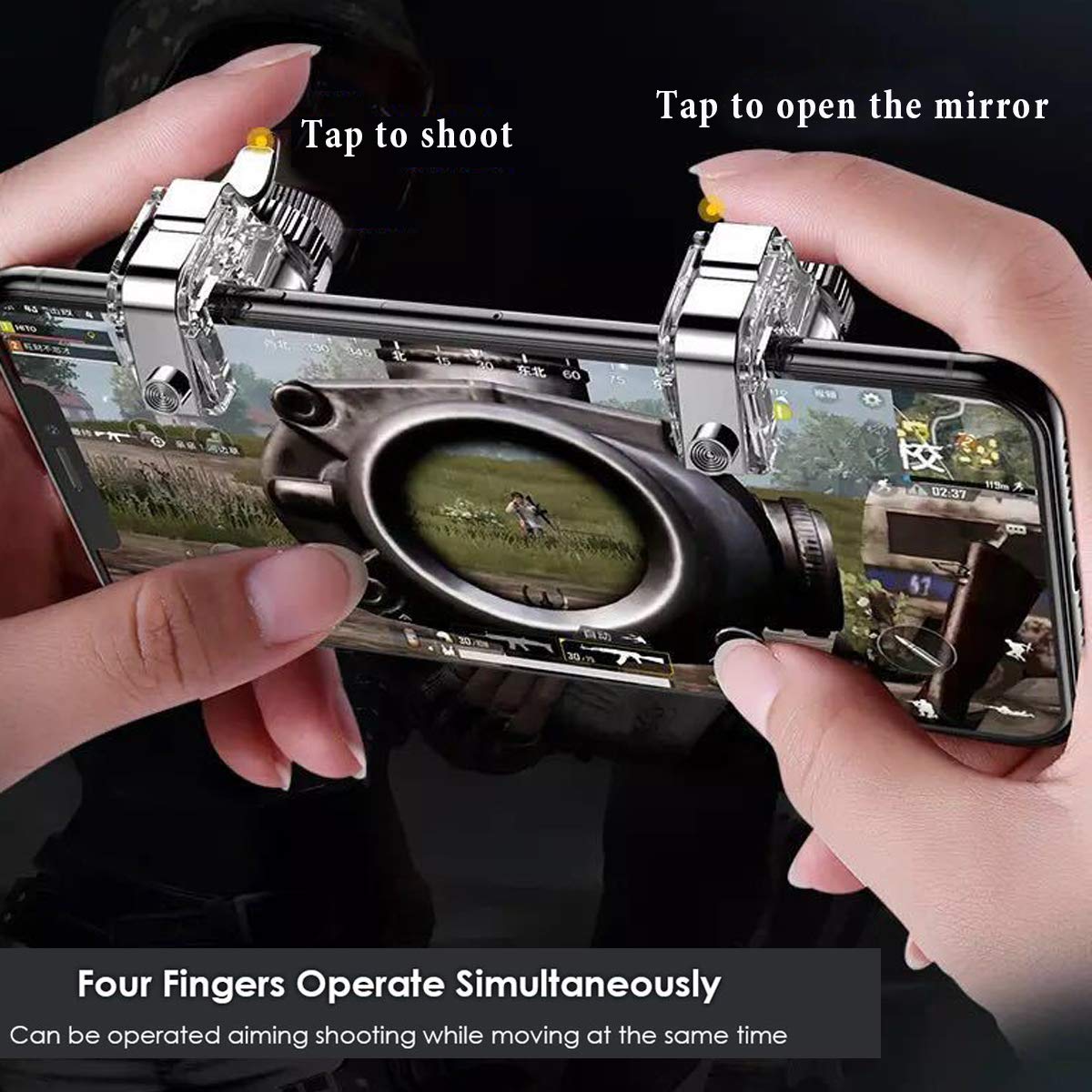 DATA FROG โลหะ pubg ก้านยิงจอย - Gaming Accessories Bundle บทวิจารณ์และราคา