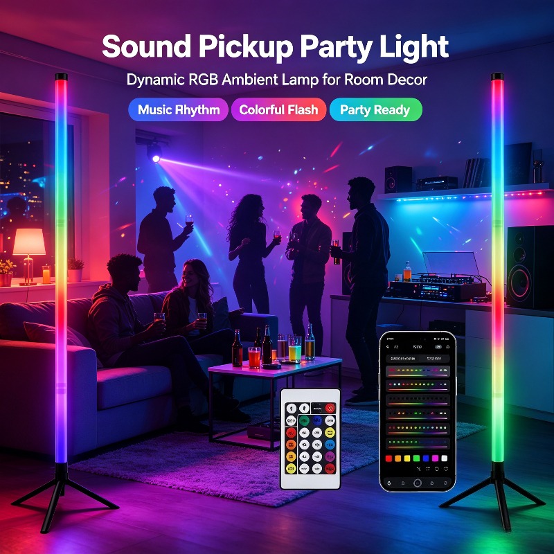 โคมไฟตั้งพื้นแบบมุม RGB LED 2  - Gaming Accessories Led บทวิจารณ์และราคา