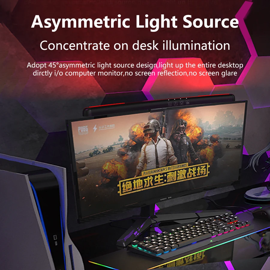 USB Stepless Dimming หน้าจอแขว - Gaming Accessories Led บทวิจารณ์และราคา