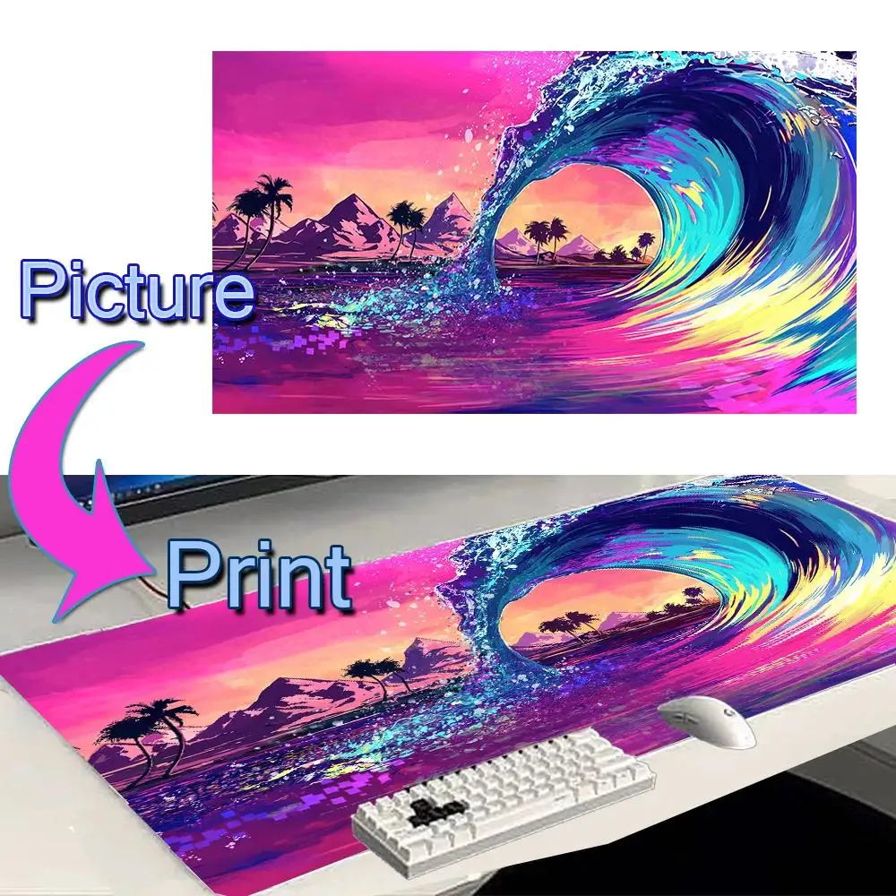 แผ่นรองเมาส์ DIY ขนาด XXL ลายอ - Gaming Accessories Photo บทวิจารณ์และราคา