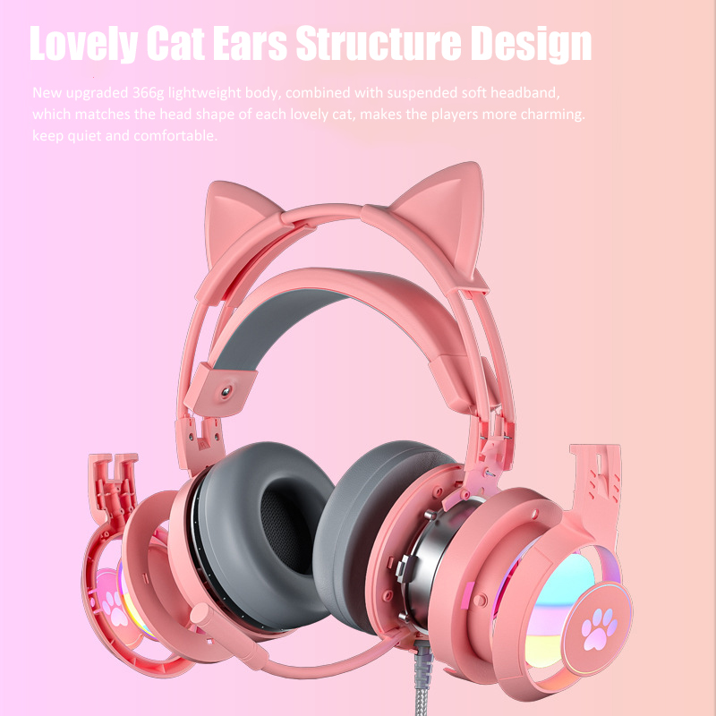 ชุดหูฟังสำหรับเด็กผู้หญิงสีชมพ - Gaming Accessories Girly บทวิจารณ์และราคา