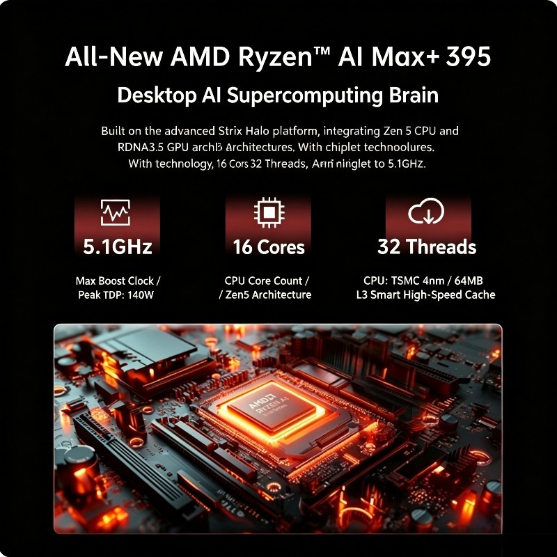 มินิพีซีเกมมิ่ง AMD Ryzen AI M - Gaming Accessories Photo บทวิจารณ์และราคา