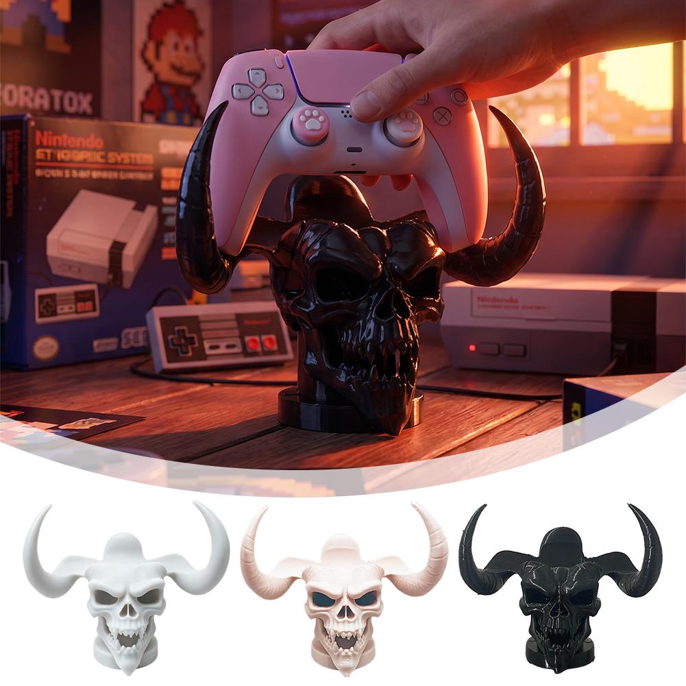 ที่วางจอยเกมรูปหัวกะโหลกปีศาจส - Gaming Accessories Organizer บทวิจารณ์และราคา