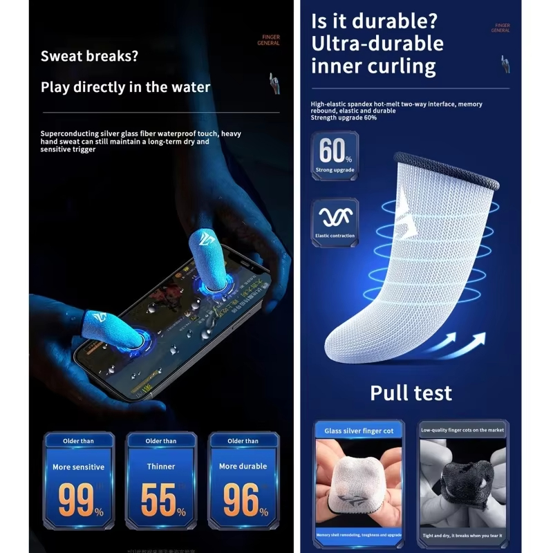 ถุงมือเล่นเกมมือถือ 4 ชิ้น ป้อ - Gaming Accessories Bundle บทวิจารณ์และราคา
