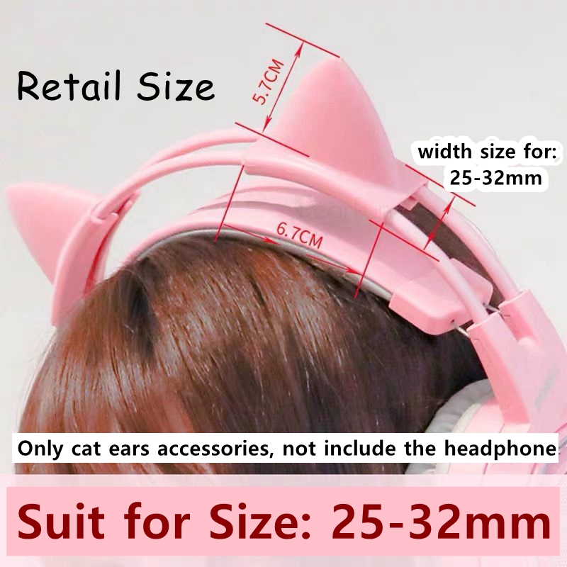 จี้ห้อยหูแมวซิลิโคนสีชมพูสำหรั - Gaming Accessories Girly บทวิจารณ์และราคา