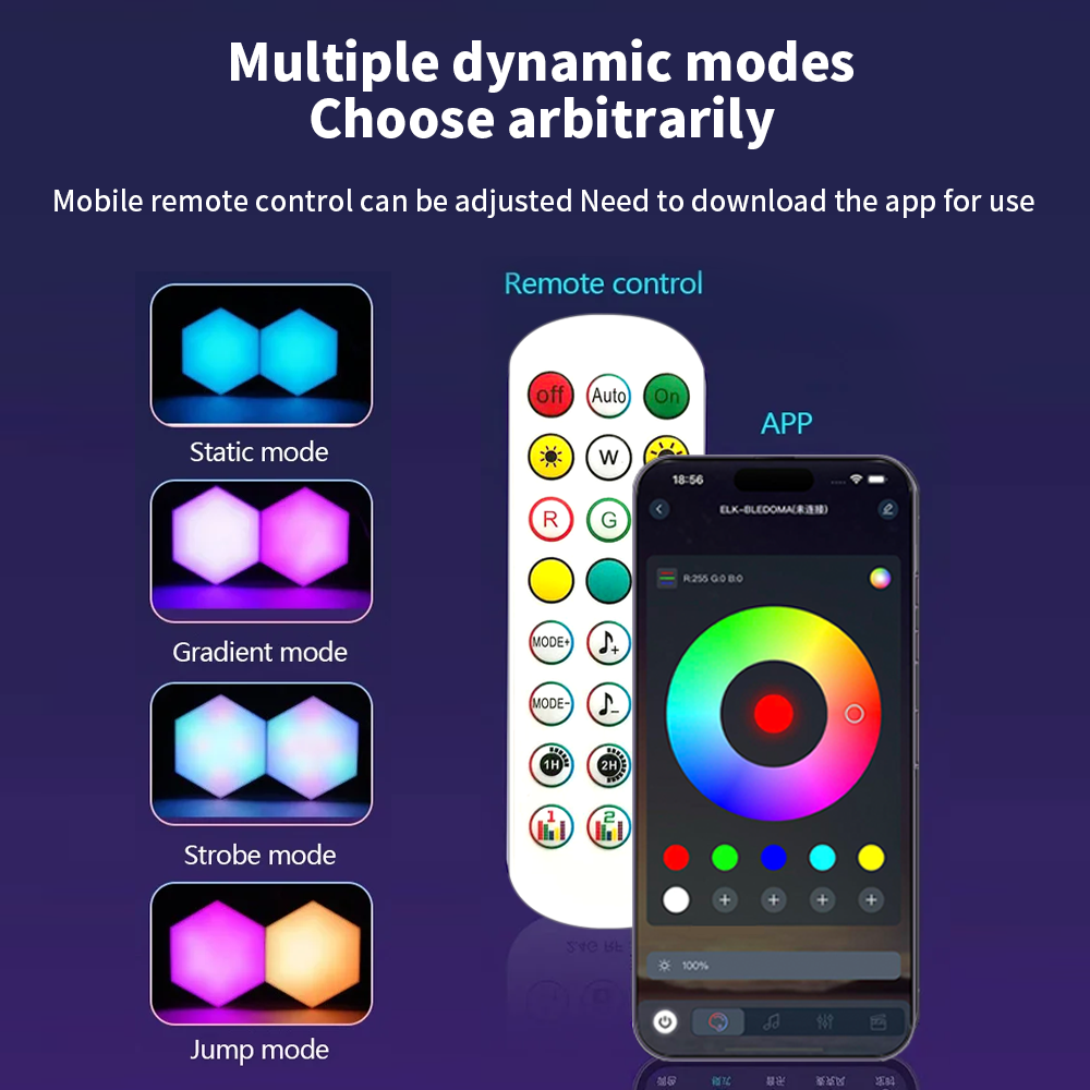 ไฟติดผนัง Smart RGB Hex แบบ DI - Gaming Accessories Led บทวิจารณ์และราคา