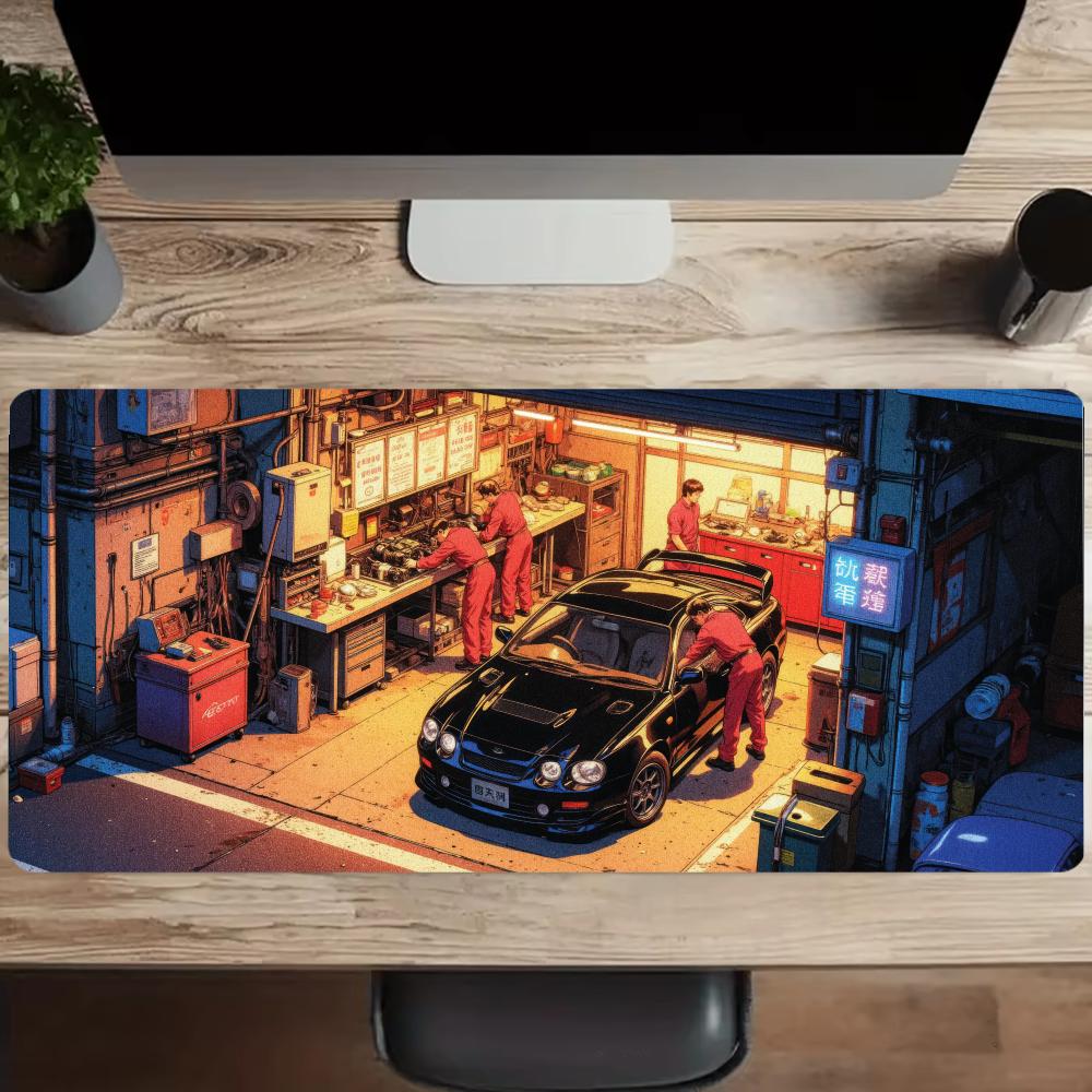 แผ่นรองเมาส์ลายรถแข่งสไตล์เรโท - Gaming Accessories Shop บทวิจารณ์และราคา