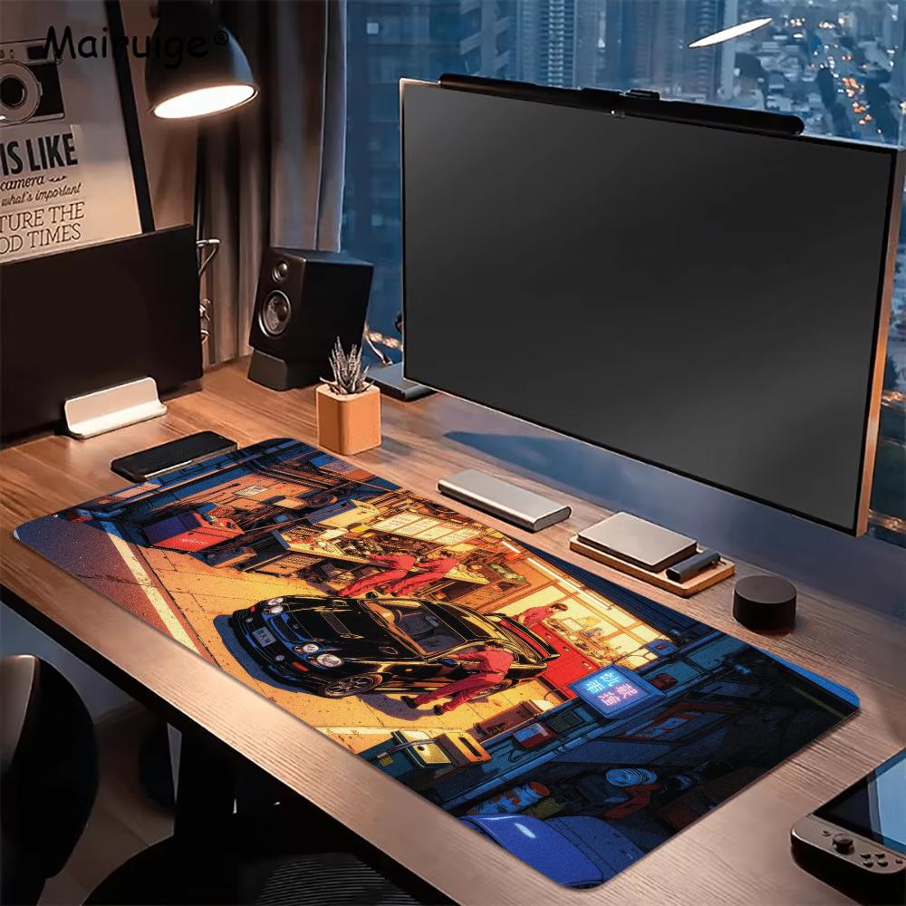 แผ่นรองเมาส์ลายรถแข่งสไตล์เรโท - Gaming Accessories Shop บทวิจารณ์และราคา